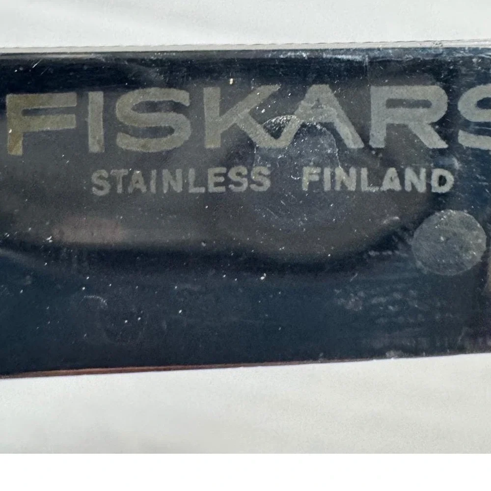 Fiskars Vintage Steak Knife Set 6 Piece Stainless Finland Wooden Wall‎ Block